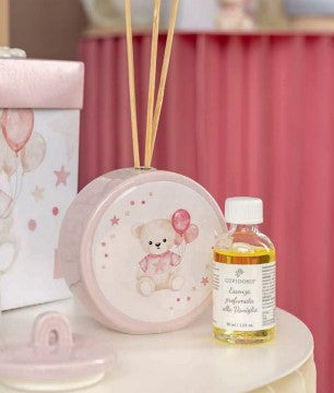 Cupido&amp;Co. Diffuser Teddy Bear with Pink Balloons H 90 Cm 50 Ml with Box