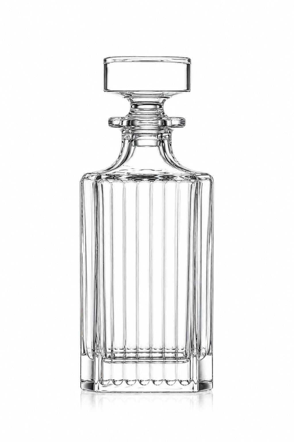RCR Cristalleria Italiana Timeless - Square Bottle with Square Glass Cap