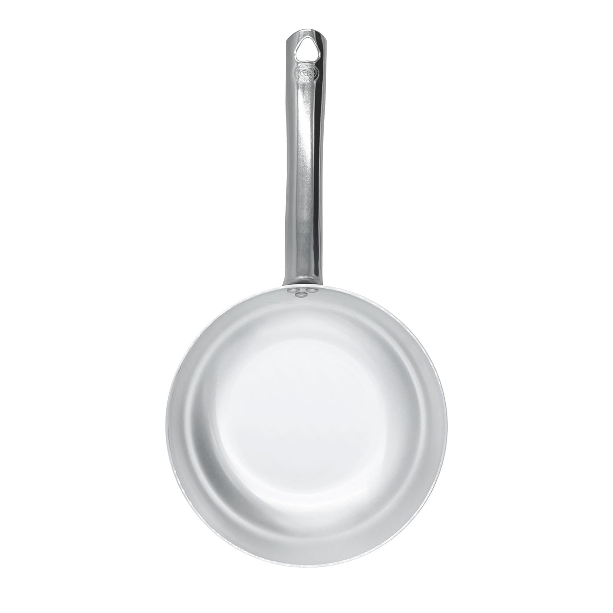 AGNELLI High Flared Aluminium Pan with 1 Stainless Steel Handle D 28 Cm