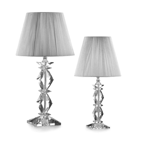 Fade Murano Crystal Lamp H 67 Cm – Elegant Classic Design Table Lamp