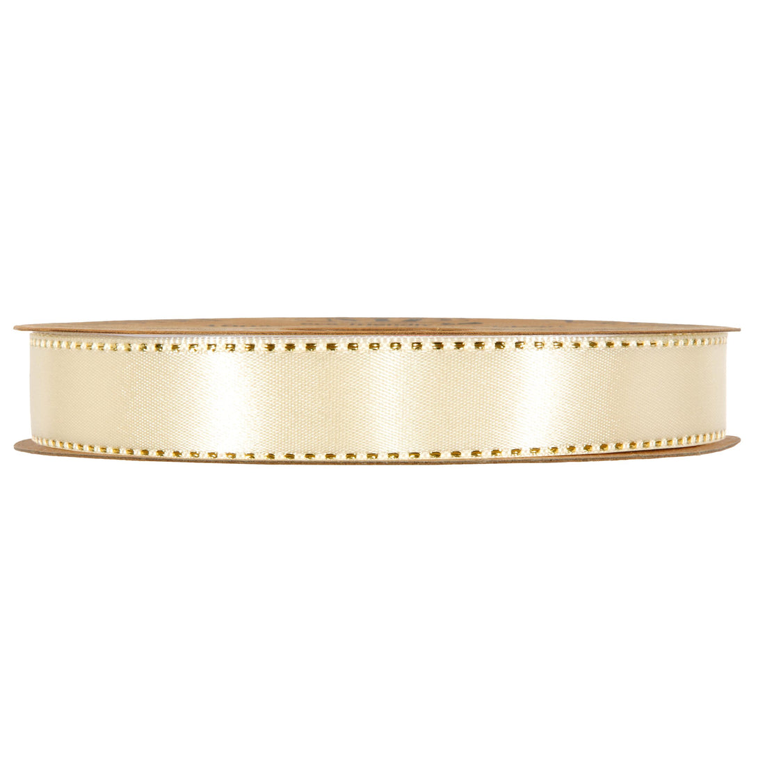 Piovaccari Nastro Satinée Cream 15 mm x 20 m – Cream Satin Ribbon for Bows, Gift Wrapping and Christmas Decorations