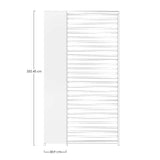 Bizzotto Vertical Pergola Panel Ocean 232.45 x 30.9 cm White