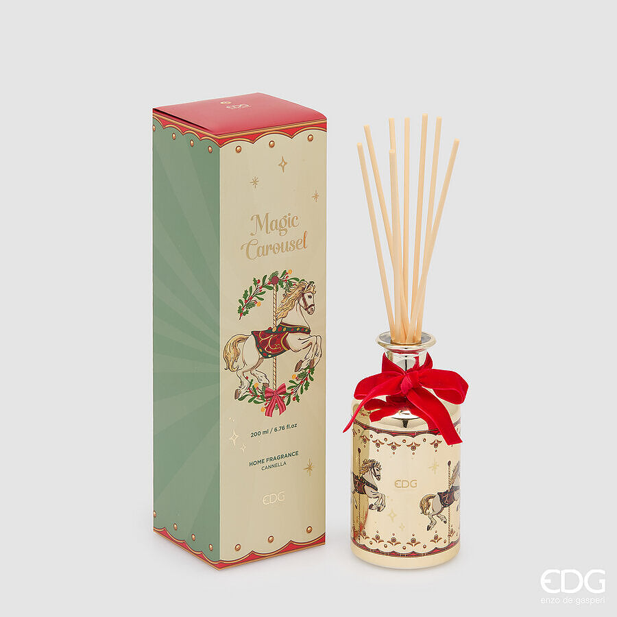 EDG Enzo De Gasperi Christmas Diffuser Bottle 200 ml H15 Ø8 cm Cinnamon – Room Diffuser