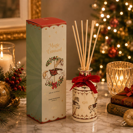 EDG Enzo De Gasperi Christmas Diffuser Bottle 200 ml H15 Ø8 cm Cinnamon – Room Diffuser