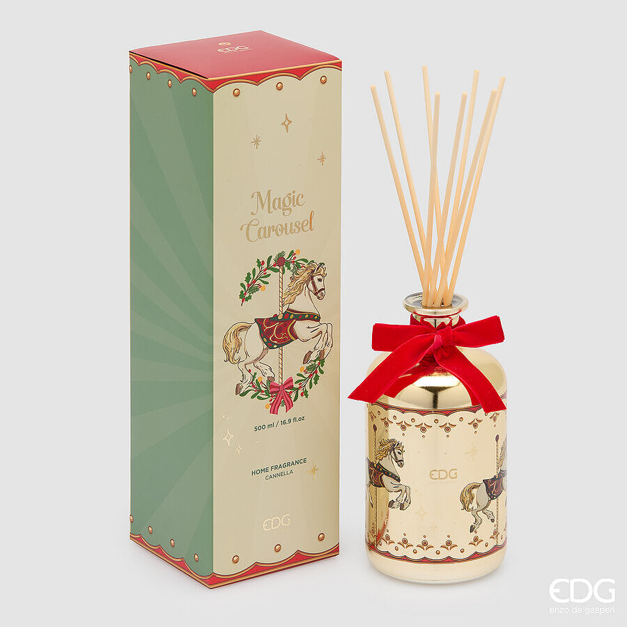 EDG Enzo De Gasperi Diffuser Bottle Cinnamon 500 ml H18 Ø10 cm – Room Fragrance