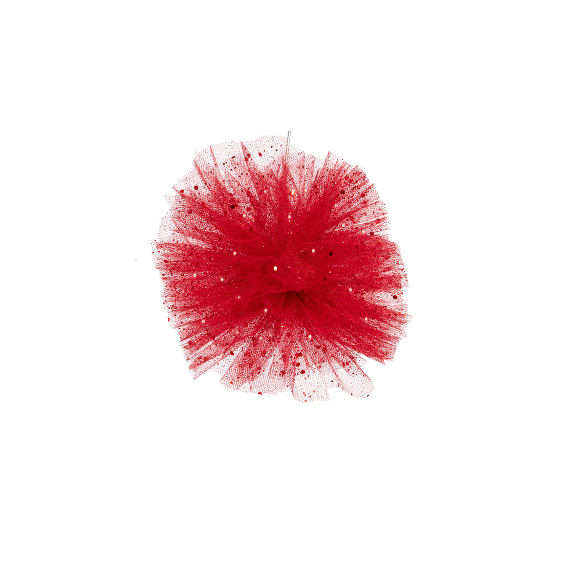 Piovaccari Red Pom Pom Ø25 cm – Christmas Decoration for Christmas Trees, Festive Trimmings, Parties and Decorative Displays