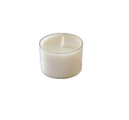 Transparent Tealight Cup Ø 3.9 cm H. 2.7 cm (24 pcs) - 6.5 hours