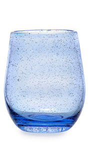 Fade Bubble Glass Blue 300 Ml Pack 6 Pcs