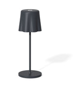 fade fade lampada da tavolo aladina led ricaricabile h 30 cm d 11 cm wireless dimmerabile antracite ean 8016175583981