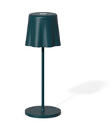 fade fade lampada da tavolo aladina led ricaricabile h 30 cm d 11 cm wireless dimmerabile ocean blue ean 8016175584001