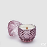 Egg Candle With Perfume H.12 D.8 C4 Peony &amp; Cassis