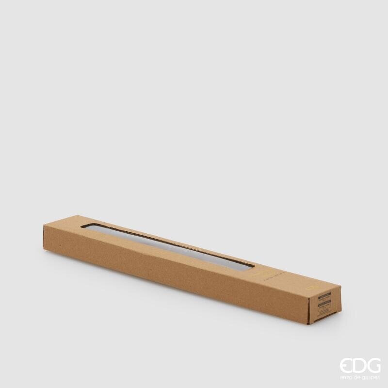 EDG Enzo De Gasperi Set 2 Candele LED Touch a Stelo Burgundy H34 Ø2,2 cm IP20 – Decorazione Natalizia