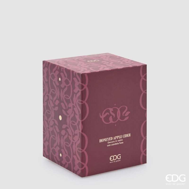 EDG Enzo De Gasperi Symbol Scented Candle Honeyed Apple Cider H16 Ø13 cm – Christmas Gift Idea