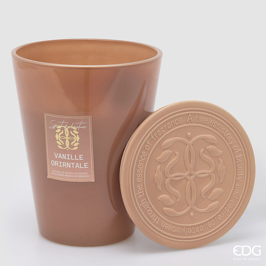 EDG Enzo De Gasperi Symbol Scented Candle Cardamom Snaps H23 Ø18,5 cm – Christmas Gift Idea