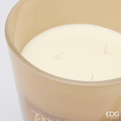 EDG Enzo De Gasperi Symbol Scented Candle White Musk H23 Ø18.5 cm – Christmas Gift Idea