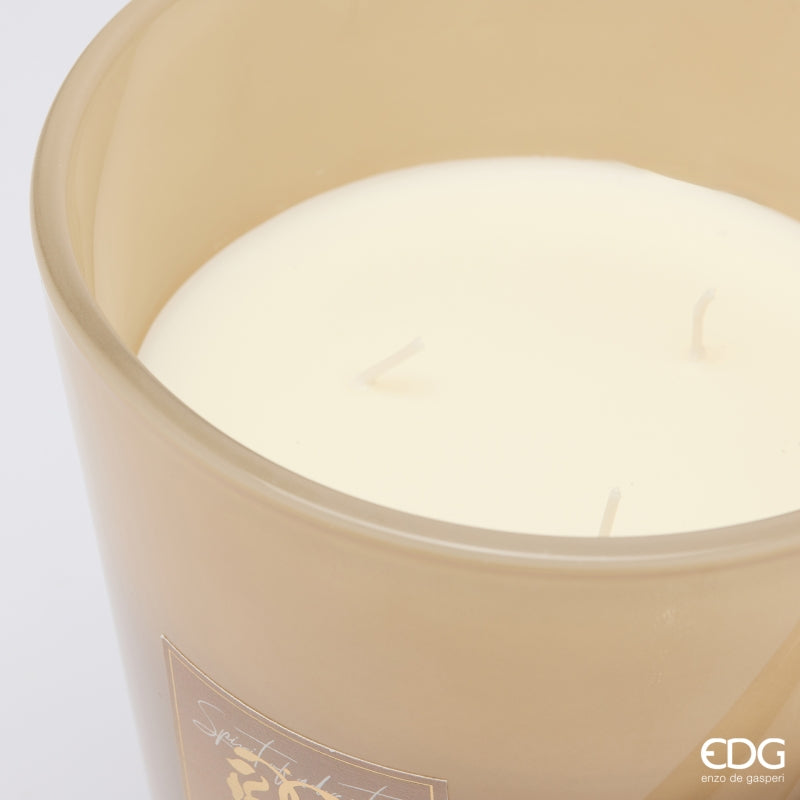 EDG Enzo De Gasperi Symbol Scented Candle White Musk H23 Ø18.5 cm – Christmas Gift Idea
