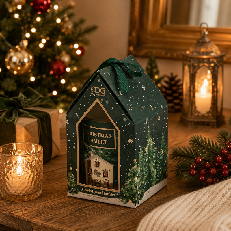 EDG Enzo De Gasperi Noel Scented Candle with Cardamom H8 Ø7 cm – Christmas Candle
