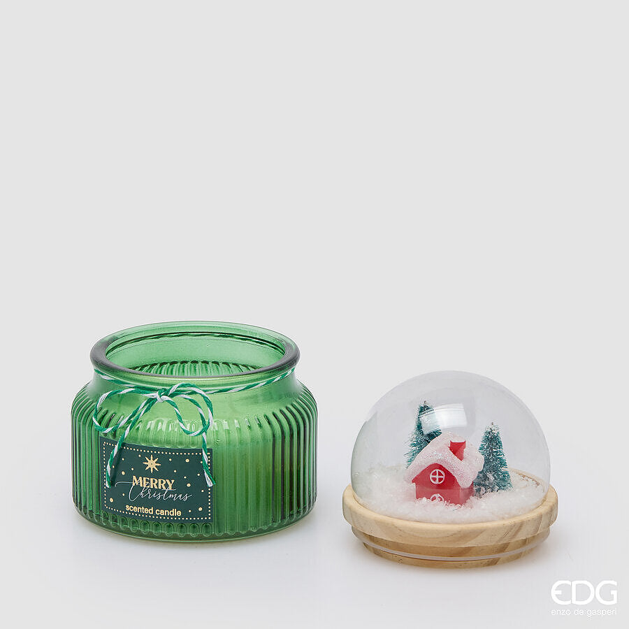 EDG Enzo De Gasperi Christmas Dome Candle Cardamom Snaps H12.5 Ø10 cm – Christmas Decoration