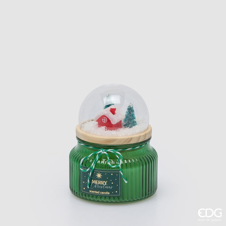 EDG Enzo De Gasperi Christmas Dome Candle Cardamom Snaps H12.5 Ø10 cm – Christmas Decoration