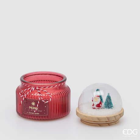 EDG Enzo De Gasperi Christmas Candle Dome Scented Honeyed Apple Cider H12.5 Ø10 cm – Christmas Candle