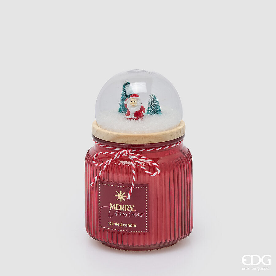 EDG Enzo De Gasperi Christmas Dome Scented Candle Honeyed Apple Cider H15 Ø10 cm – Christmas Decoration