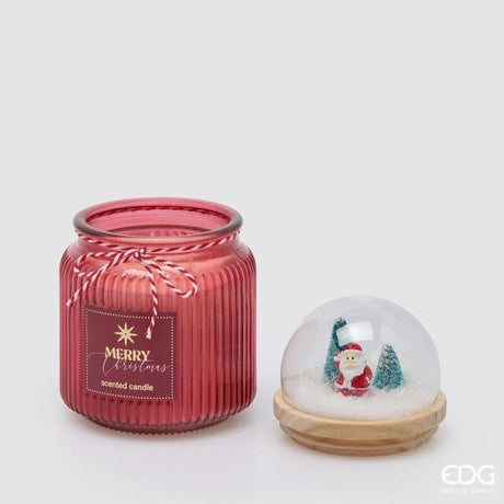 EDG Enzo De Gasperi Christmas Dome Scented Candle Honeyed Apple Cider H15 Ø10 cm – Christmas Decoration