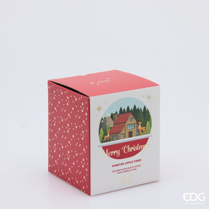 EDG Enzo De Gasperi Candela Profumata con Cupola Honeyed Apple Cider H12 Ø11 cm – Idea Regalo Natale
