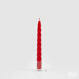 edg enzo de gasperi candela stelo twist h 23 cm d 22 mm cf 10 pz red ean 8059824153456