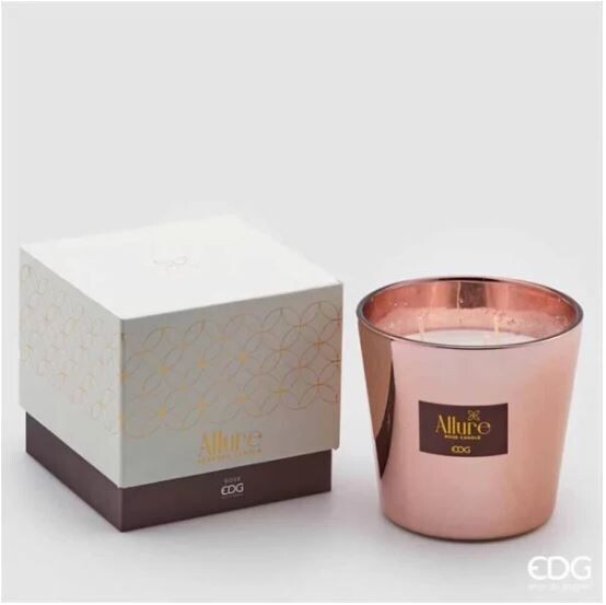 Allure Scented Candle H 12 cm D 13.5 cm Rose