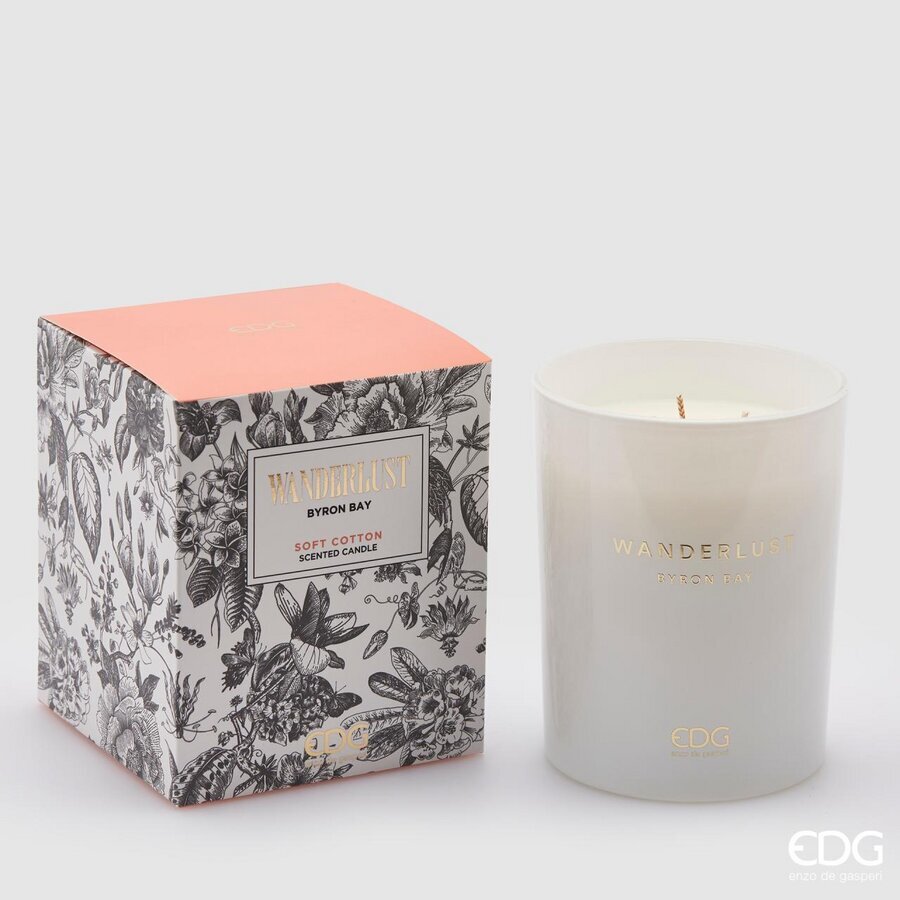 Wanderlust candle H12.5 D10 Cotton