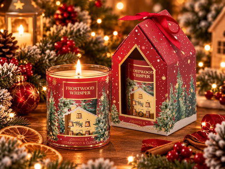 EDG Enzo De Gasperi Noel Scented Candle Honeyed Apple Cider H8 Ø7 cm – Christmas Candle