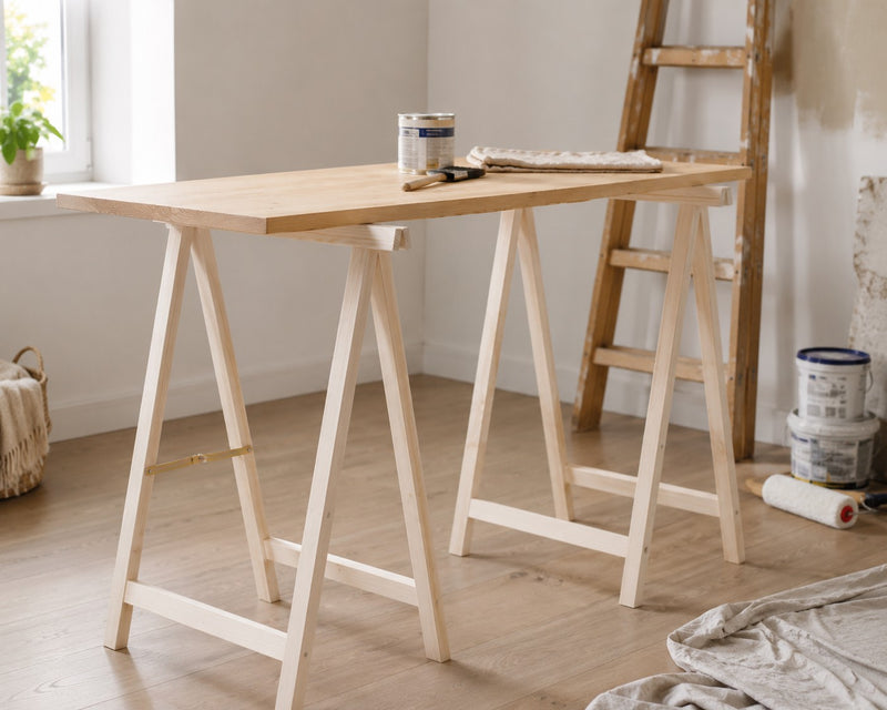 L'Arcolaio Folding Wooden Trestle 75x75 cm