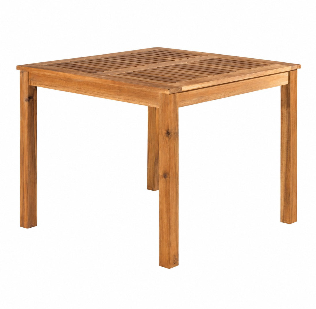 L'Arcolaio Square Wooden Table in Acacia 80x80x75 cm