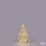 Led Stripes Christmas Tree 720 MicroLed H 58 Cm W 48 Cm L 9.5 Cm Gold