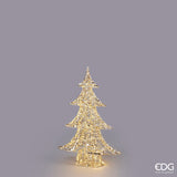 Led Stripes Christmas Tree 960 MicroLed H 78 Cm W 54 Cm L 13 Cm Gold