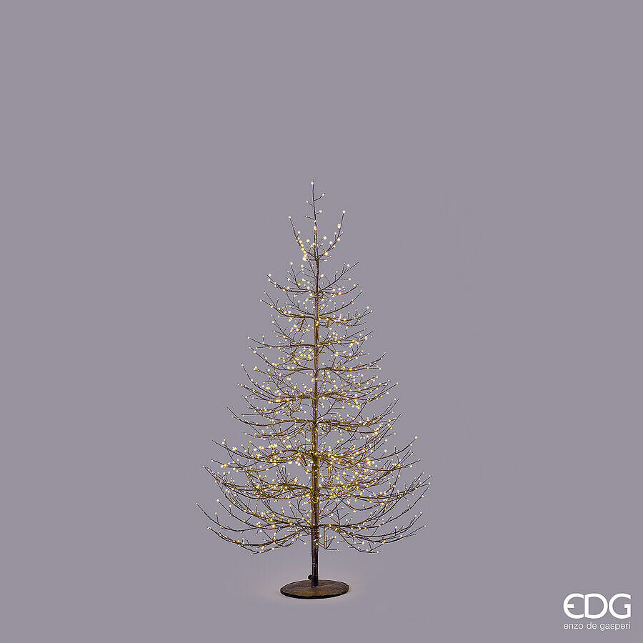 EDG Enzo De Gasperi Beech Christmas Tree Black Rich 1440 MicroLED H150 Ø105 cm IP44 – Outdoor Illuminated Tree