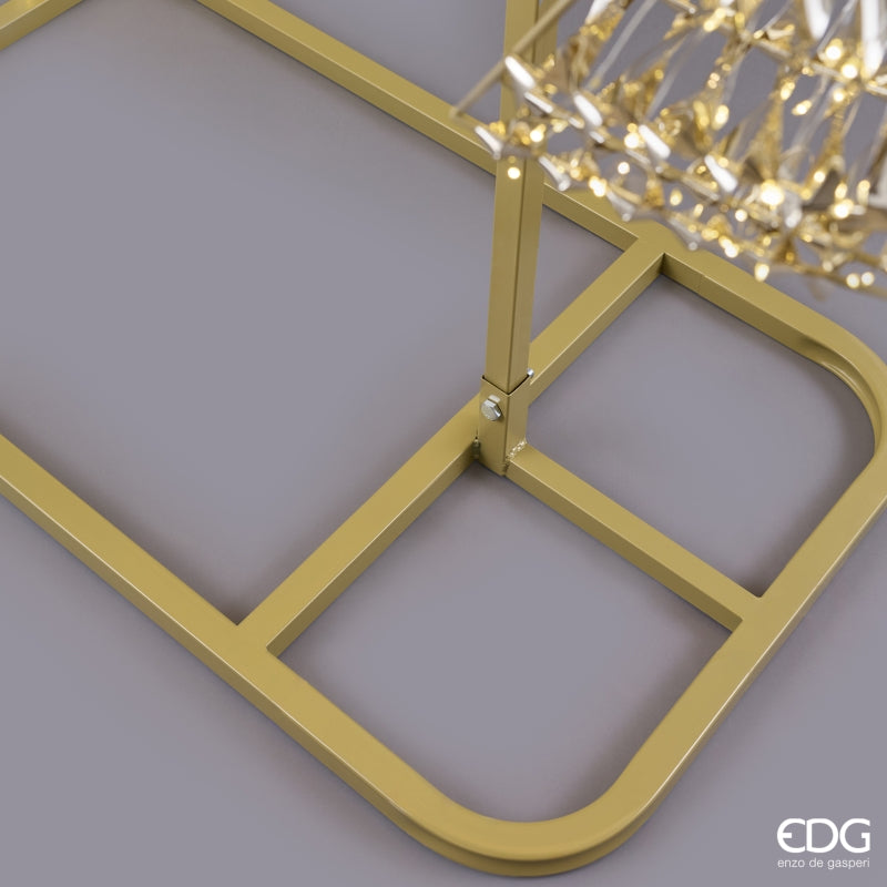 EDG Enzo De Gasperi Decoro Renna Natalizia Stripes 8300 MicroLED IP44 142x60xH260 cm – Decorazione Luminosa da Esterno