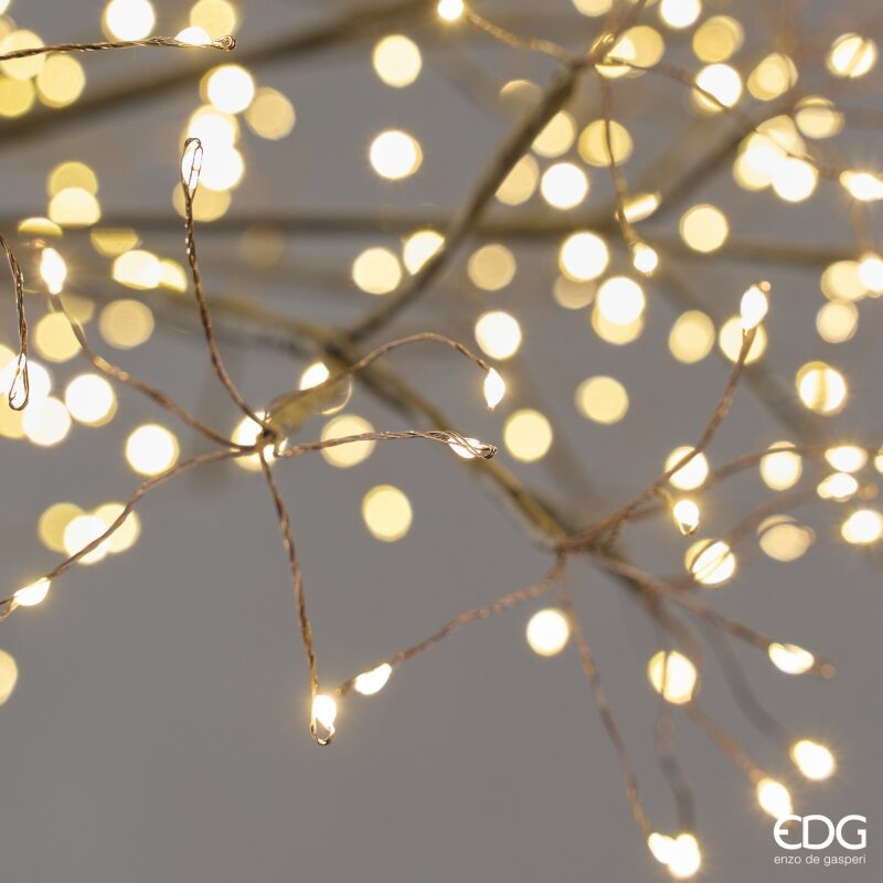 EDG Enzo De Gasperi Tarassaco Luminoso Nero 1200 LED H240 Ø60 cm IP44 – Decorazione Natalizia