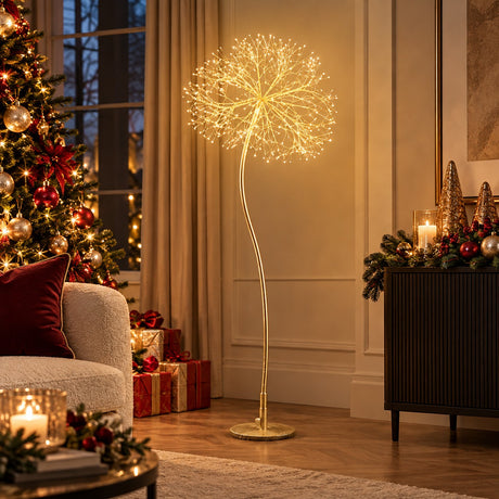 EDG Enzo De Gasperi Dandelion Gold 384 MicroLED H120 Ø30 cm IP44 – Christmas Luminous Decoration