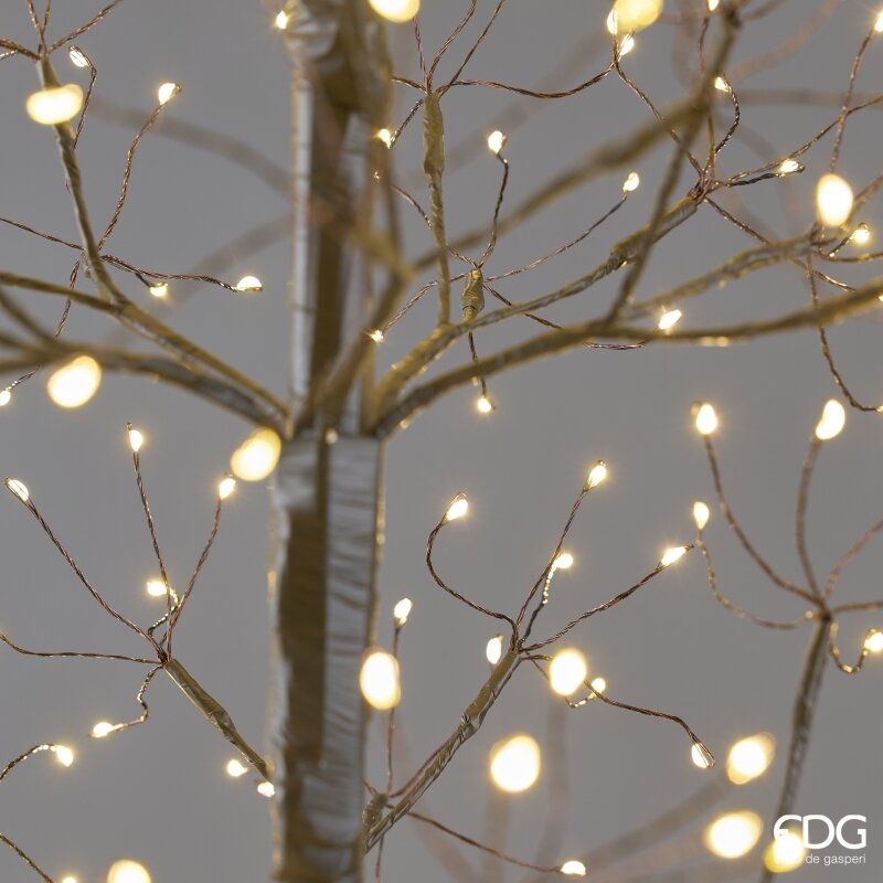 EDG Enzo De Gasperi Beech Christmas Tree Slim 528 LED H120 cm Black IP44 – Luminous Christmas Tree