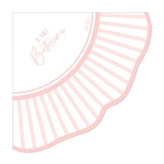 Givi Napkins Smerlo Liberty My Baptism 33 x 33 Cm Pack 16 Pcs Pink