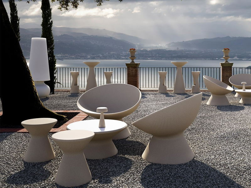 Plust Fade Low Stool Indoor &amp; Outdoor Lava