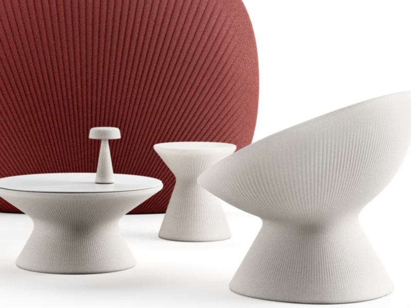 Plust Fade Low Stool Indoor &amp; Outdoor Lava
