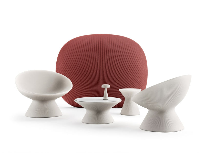 Plust Fade Low Stool Indoor &amp; Outdoor Lava