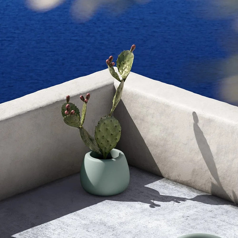 plust plust vaso boom h 40 cm 31 x 26 x 51 cm menta