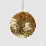 Christmas Decoration Ball Scales D10 Cm Gold