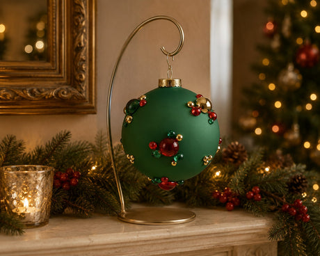 EDG Enzo De Gasperi Bubble Christmas Ball Ø10 cm Green – Christmas Tree Decoration