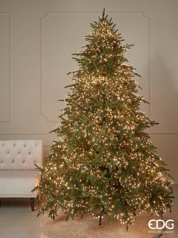 EDG Enzo De Gasperi Pine Spark Christmas Tree H 240 cm D 184 cm 7,200 LEDs