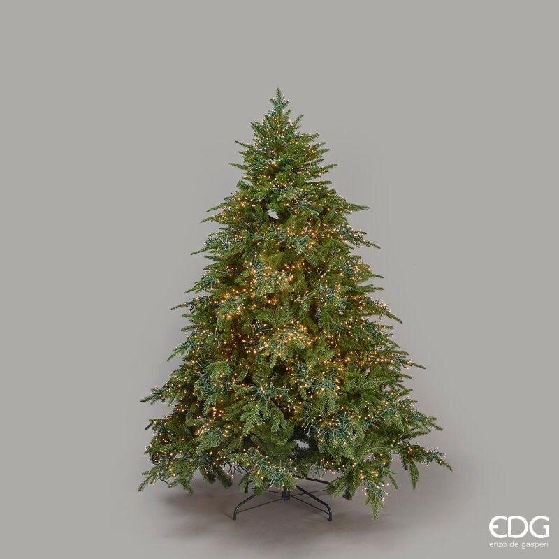 EDG Enzo De Gasperi Pine Spark Christmas Tree H 240 cm D 184 cm 7,200 LEDs