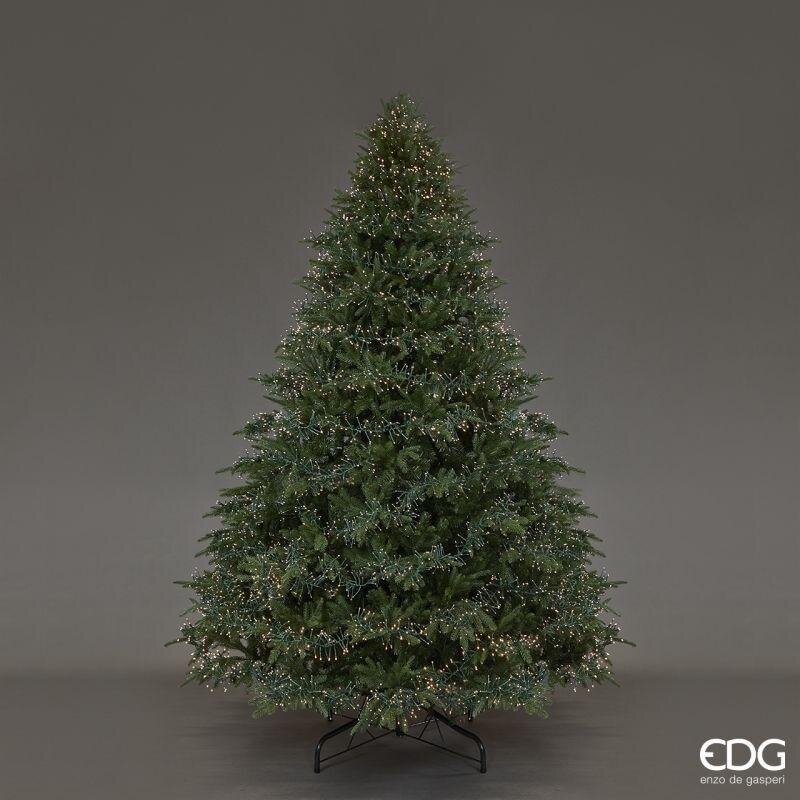 EDG Enzo De Gasperi Christmas Tree Pine Spark H 270 Cm D 198 Cm 8,400 LEDs Green